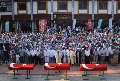 İznik’te şehitler için gıyabi cenaze namazı!