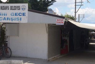 Güzelyalı’da mini çarşı boşaltıldı