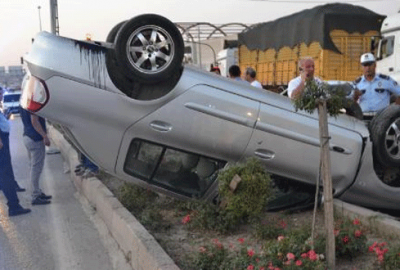 Bursa’da trafik kazası: Önüne çıkan araca çarpmamak için…