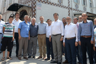 Yenibağlar Camii’nin çevresi yenilendi