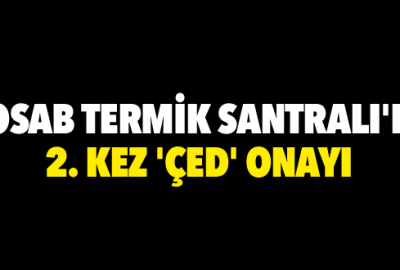 DOSAB Termik Santralı’na 2. kez ‘ÇED’ onayı