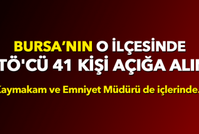 Yenişehir’de FETÖ’cü 41 kişi açığa alındı