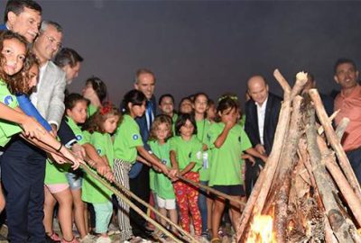 Kamp ateşi Yiğitali’de yandı