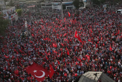 65 bin kişi Bursa Demokrasi Meydanı’nda buluştu