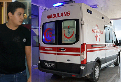 Bursa’da bisikletli gence ambulans çarptı