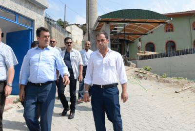 Güneybayır Camii çevresi yenileniyor