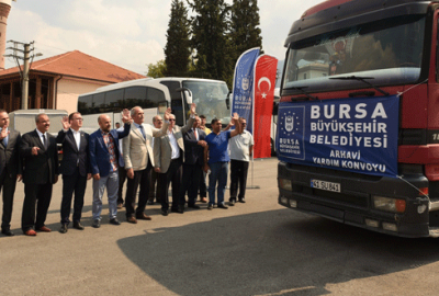 Bursa’dan Artvin’e sel yardımı