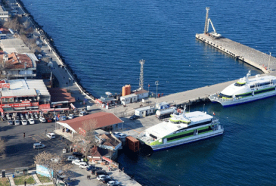 Mudanya iskelesi tekrar faaliyete başladı