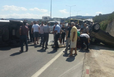 Bursa’da kazalar MOBESE kameraları tarafından kaydedildi