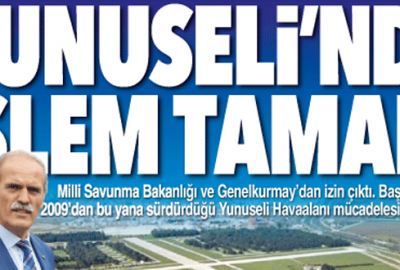 Yunuseli’nde işlem tamam