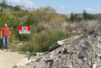 Tarım arazileri hafriyat tarlasına döndü