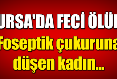 Foseptik çukuruna düşen kadın hayatını kaybetti