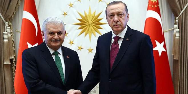 Cumhurbaşkanı Erdoğan, Başbakan Yıldırım’ı kabul etti