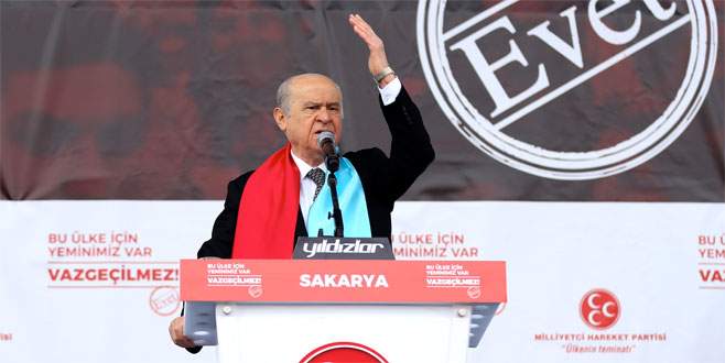 Bahçeli: ‘Türk milleti Kürdistana izin vermeyecektir’