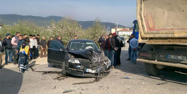 Bursa’da feci kaza: 2 yaralı