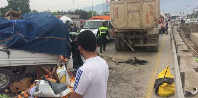 Bursa’da feci kaza: 1 ölü, 1 yaralı