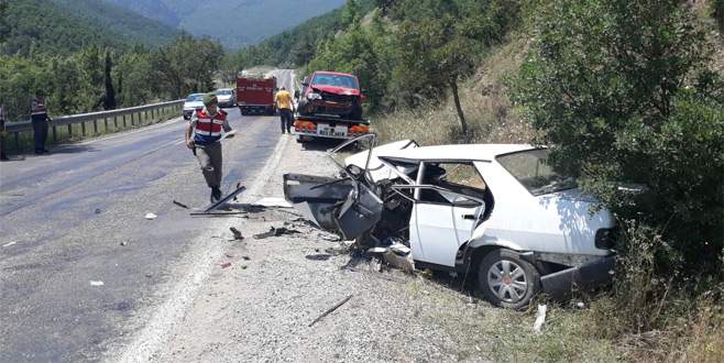 Bursa’da feci kaza: 1 ölü, 9 yaralı