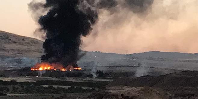 Kilis’te askeri alandaki yangın kontrol altına alındı