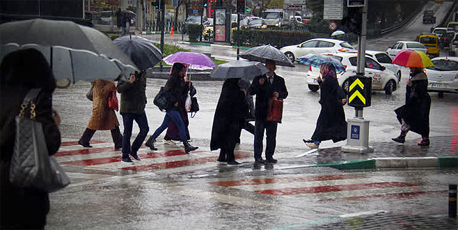 Bursa’dan yağmur manzaraları