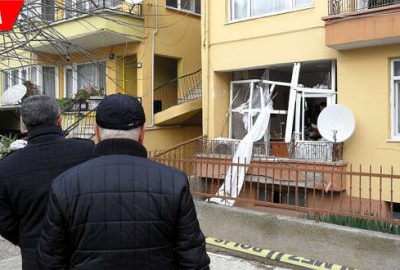 Tüp bomba gibi patladı