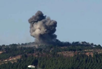 YPG’li Teröristlerin Burseya Dağı’ndaki Beton Kuleleri Bombalanıyor!