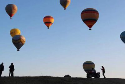 Kapadokya’yı 329 bin turist kuş bakışı izledi