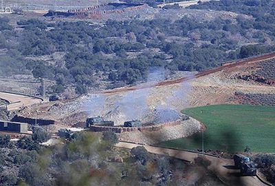 Teröristlere ait mevziler havan ve obüslerle vuruluyor