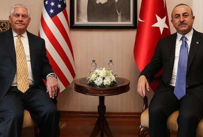 Çavuşoğlu ile Tillerson bir araya geldi