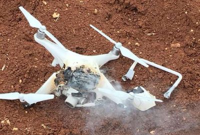 Afrin’de teröristlerin kullandığı ‘drone’ düşürüldü