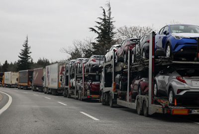 Kapıkule’de TIR kuyruğu