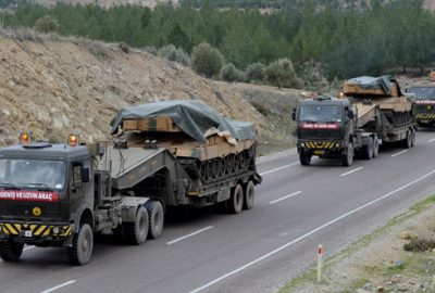 Suriye sınırına askeri sevkiyat