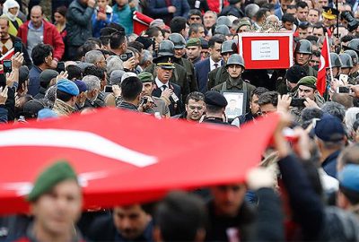 Afrin şehidi son yolculuğuna uğurlandı