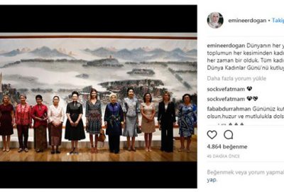 Emine Erdoğan ilk Instagram paylaşımını yaptı