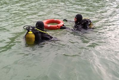 Baraj gölünde alabora olan teknede kaybolan kişi bulunamadı