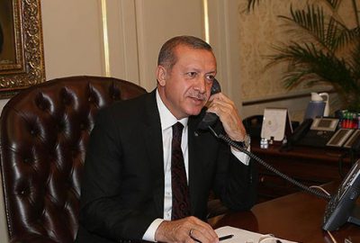 Cumhurbaşkanı Erdoğan’dan telefon diplomasisi