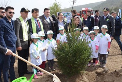 Afrin şehitleri için hatıra ormanı