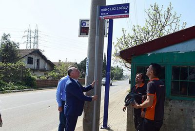 Cadde ve sokaklara yeni tabela