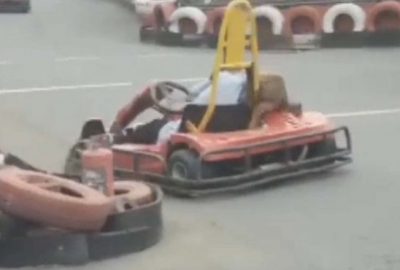 Go-kart faciasının görüntüleri ortaya çıktı