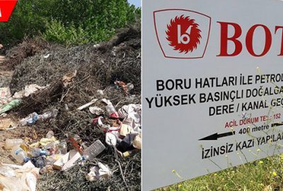 Doğalgaz hattında faciaya davetiye 