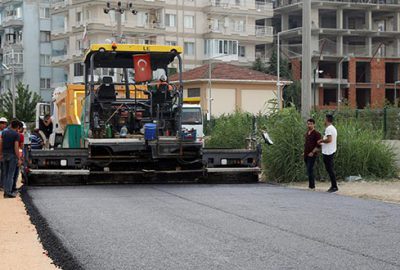 Mudanya’da bozulan yollara asfalt