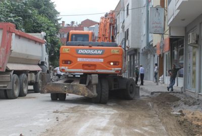 Gürsu merkezinde üstyapı yenileniyor