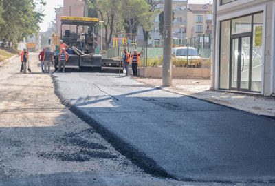 Altyapı çalışması biten yollara asfalt