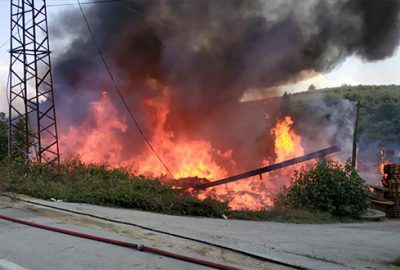 Bursa’da korku dolu dakikalar! Fabrika alev alev yandı