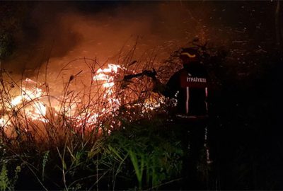 Bursa’da korkutan yangın