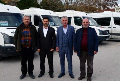 Mudanya’da minibüsçüler yeni yönetimini belirledi