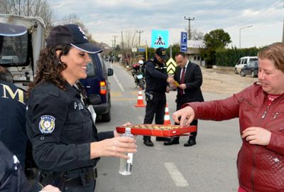 Trafikte en tatlı uygulama