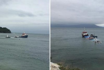 Balıkesir Marmara Adası açıklarında kuru yük gemisi battı