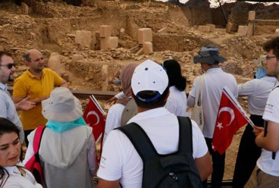 Yabancı öğrenciler Göbeklitepe’de