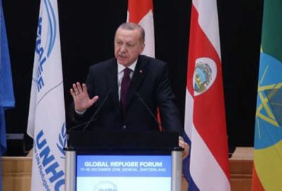 Erdoğan: Mülteci meselesi birkaç ülkenin çabasıyla önlenemez