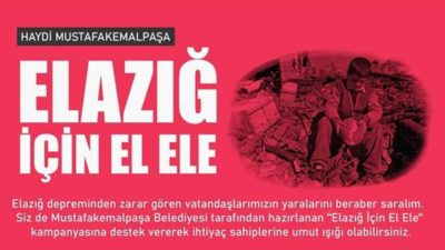 Başkan Kanar ‘Elazığ İçin El Ele’ Dedi